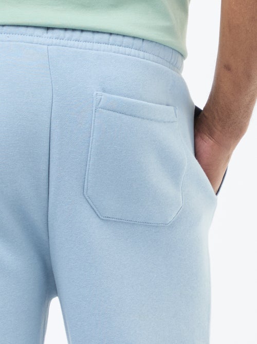 Pantalon jogging uni avec cordons de serrage à la taille - Kiabi