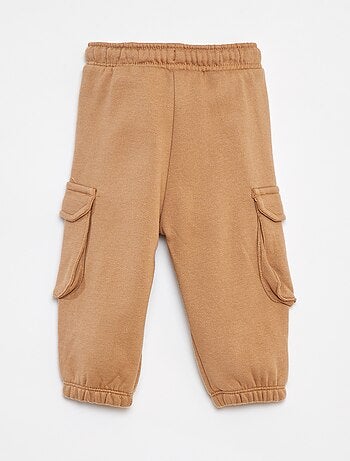 Pantalon jogging uni avec grandes poches