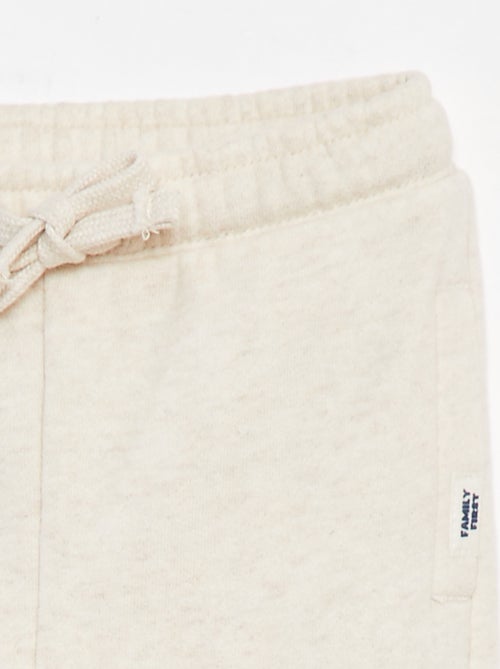 Pantalon jogging uni avec taille élastiquée - Kiabi