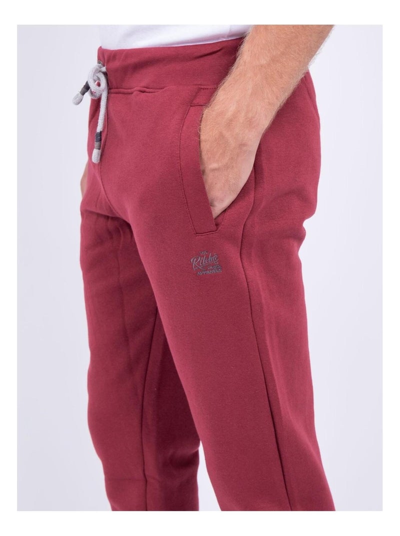 Pantalon jogging VAMDARY Bordeaux - Kiabi