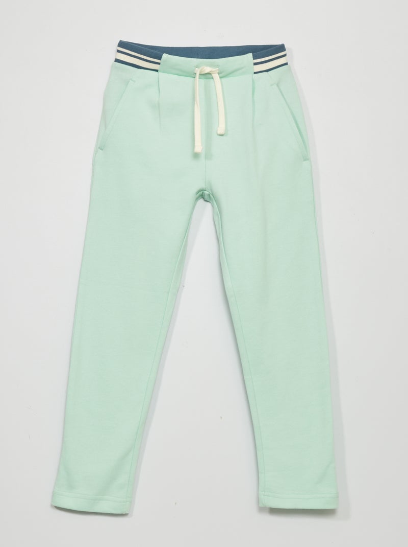 Pantalon jogging vert - Kiabi