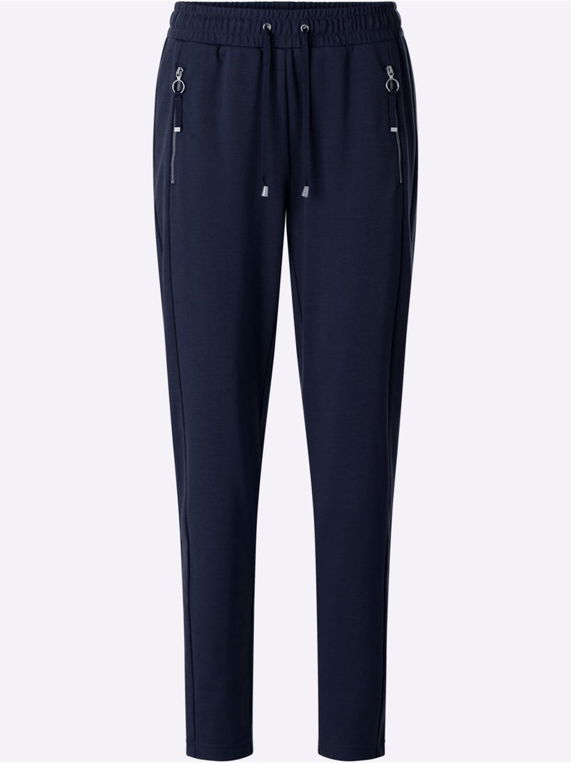 Pantalon jogpant 20% viscose - taille standard - witt Bleu marine - Kiabi