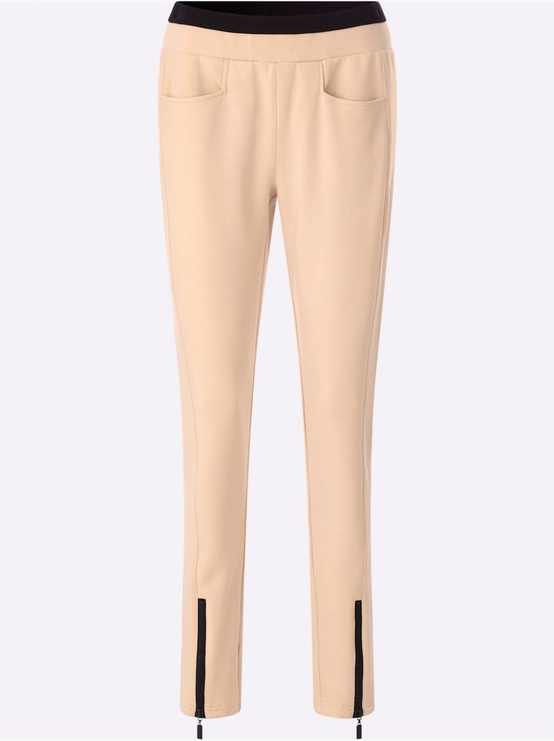 Pantalon jogpant à porter ensemble ou séparément pour un style parfait - taille standard - helline Sable - Kiabi