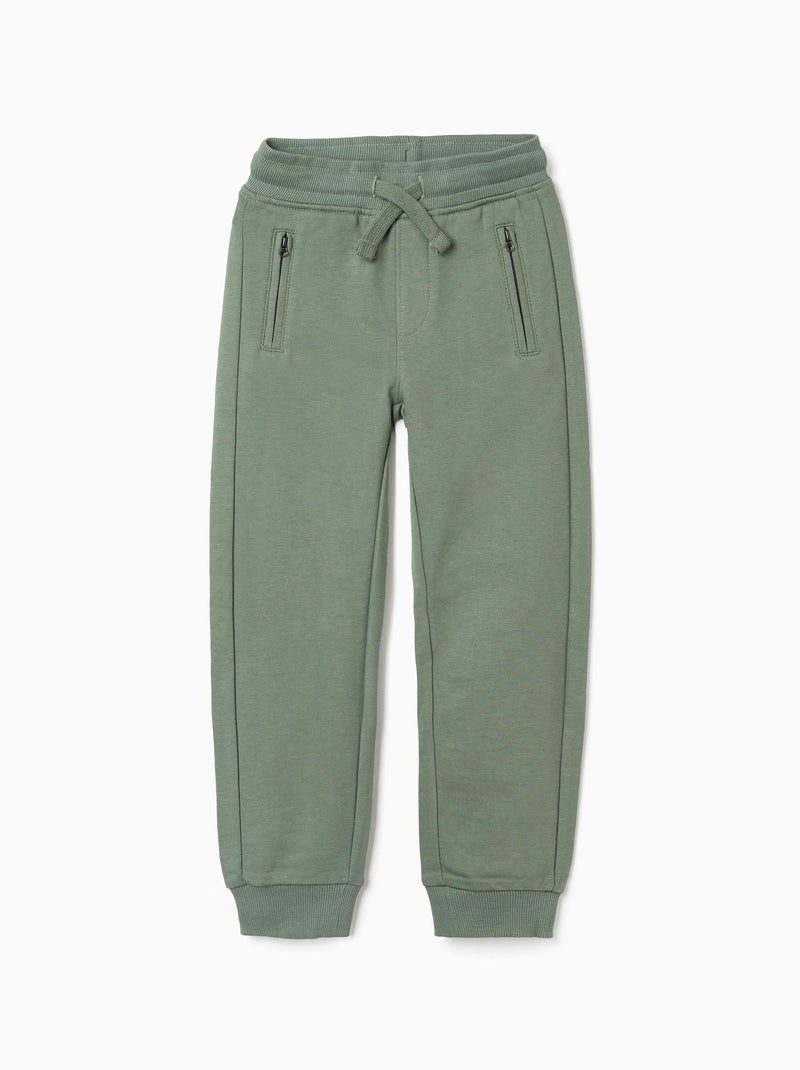 Pantalon Jogpant avec Poches Scellées Vert foncé - Kiabi