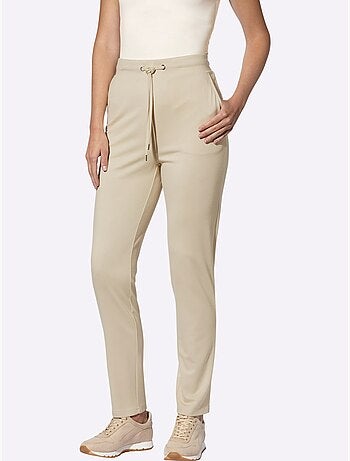 Pantalon Jogpant Ceinture élastique, Coulisse Et Lien à Nouer - Taille Standard - Helline