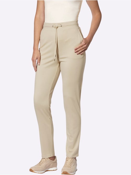 Pantalon Jogpant Ceinture élastique, Coulisse Et Lien à Nouer - Taille Standard - Helline - Kiabi