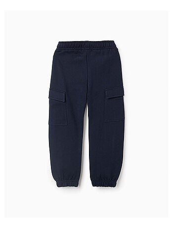 Pantalon Jogpant en Coton avec Poches Cargo
