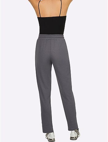 Pantalon jogpant forme courte tendance - taille courte - helline