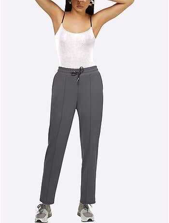 Pantalon jogpant forme courte tendance - taille standard - helline