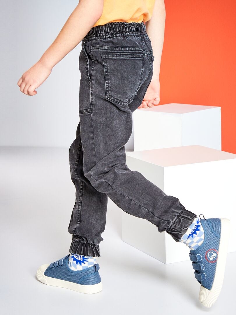 Pantalon jogpant Gris - Kiabi