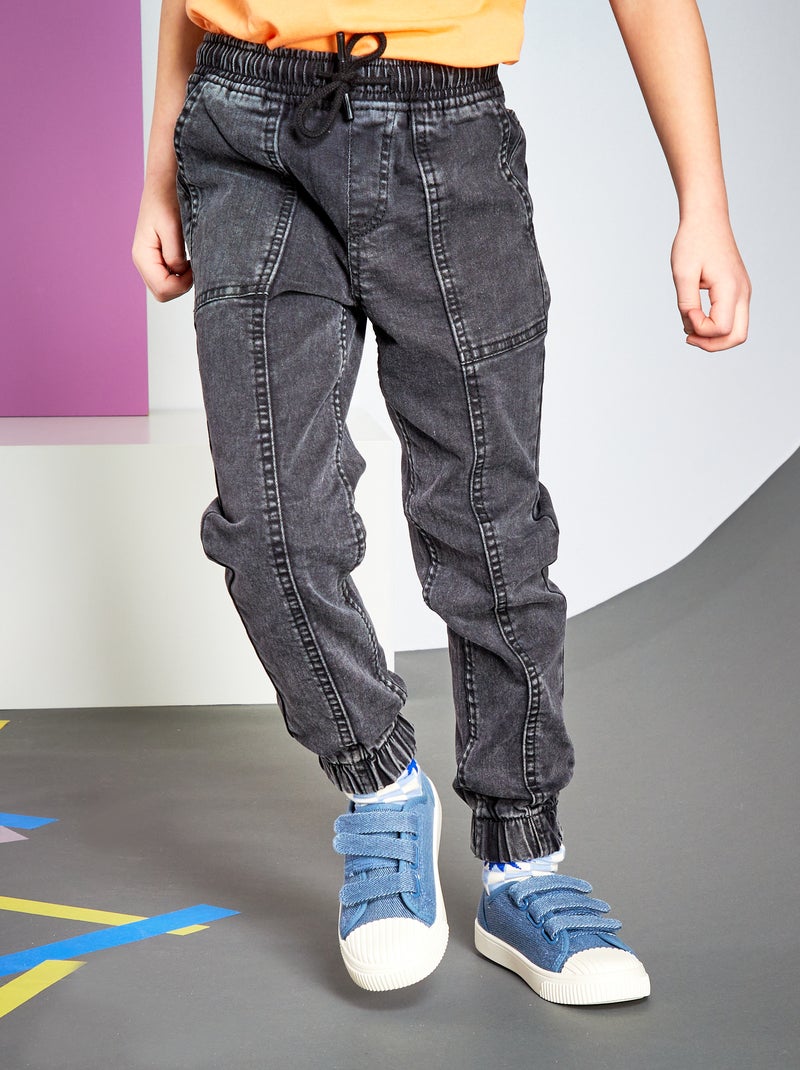 Pantalon jogpant Gris - Kiabi