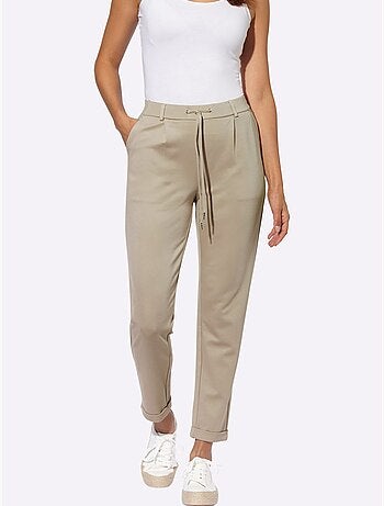 Pantalon Jogpant Jersey Interlock Indéformable - Taille Courte - Witt