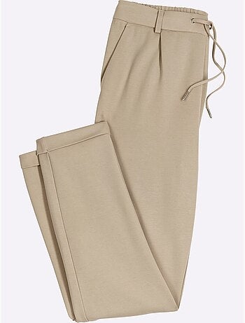 Pantalon Jogpant Jersey Interlock Indéformable - Taille Courte - Witt