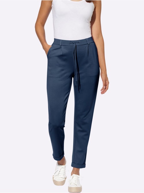 Pantalon Jogpant Jersey Interlock Indéformable - Taille Courte - Witt - Kiabi Pantalon Jogpant Jersey Interlock Indéformable - Taille Courte - Witt - Kiabi