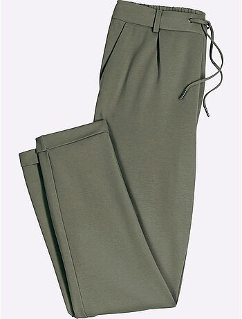 Pantalon Jogpant Jersey Interlock Indéformable - Taille Courte - Witt