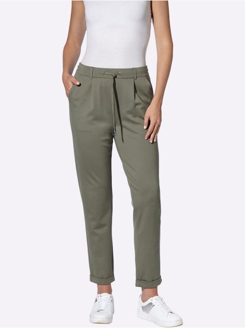 Pantalon Jogpant Jersey Interlock Indéformable - Taille Courte - Witt - Kiabi Pantalon Jogpant Jersey Interlock Indéformable - Taille Courte - Witt - Kiabi