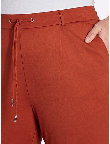 Pantalon jogpant jersey interlock indéformable - taille courte - witt