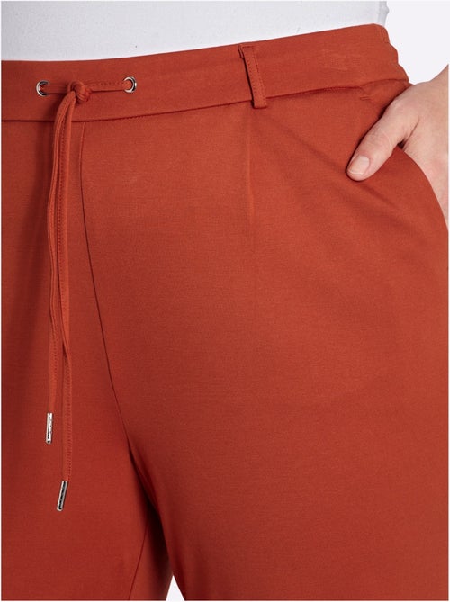 Pantalon jogpant jersey interlock indéformable - taille courte - witt - Kiabi Pantalon jogpant jersey interlock indéformable - taille courte - witt - Kiabi
