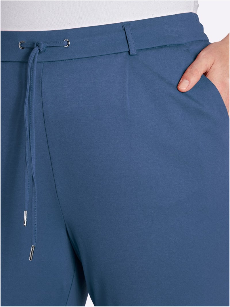 Pantalon Jogpant Jersey Interlock Indéformable - Taille Standard - Witt Bleu jean - Kiabi