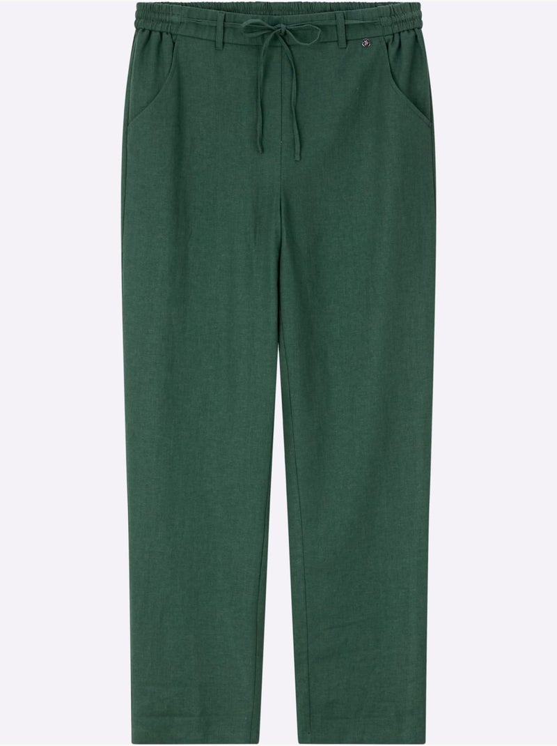 Pantalon Jogpant Modern Fit - Taille Standard - Sheego Beige/Vert - Kiabi