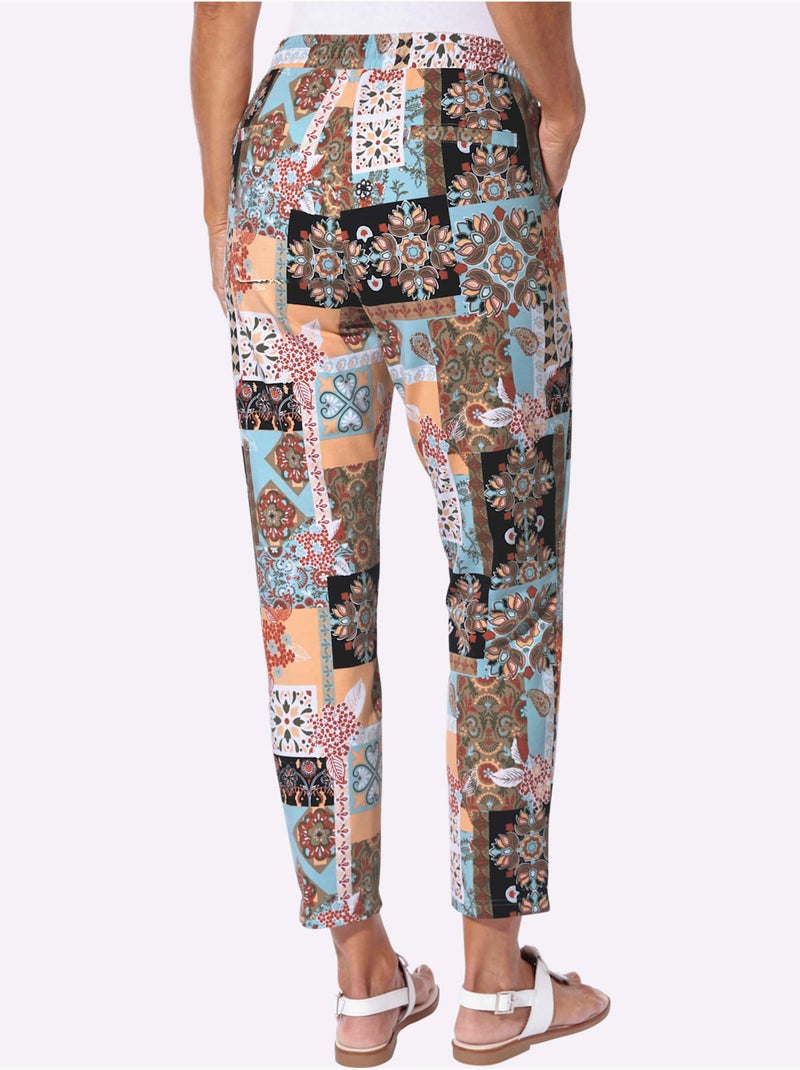 Pantalon Jogpant Qualité Coton - Taille Standard - Witt Vert/Orange - Kiabi