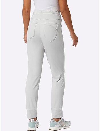 Pantalon Jogpant Qualité Jersey Extensible, Souple Et Confortable - Taille Courte - helline