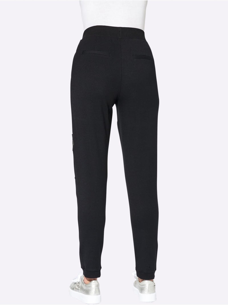Pantalon Jogpant Qualité Sweat Très Confortable - Taille Standard - Witt Noir - Kiabi