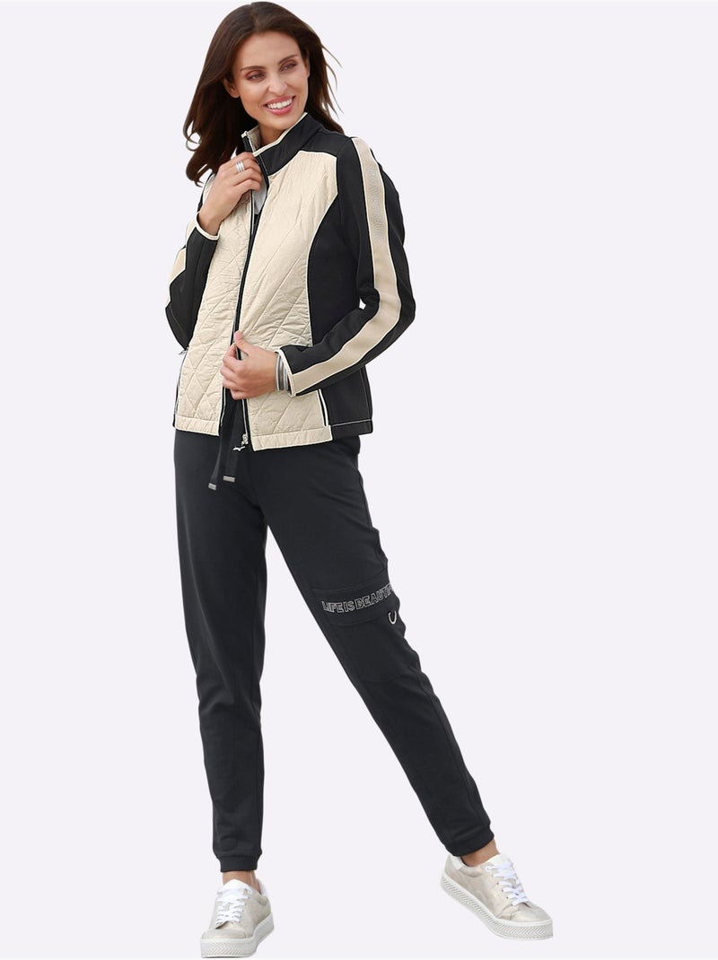 Pantalon Jogpant Qualité Sweat Très Confortable - Taille Standard - Witt Noir - Kiabi