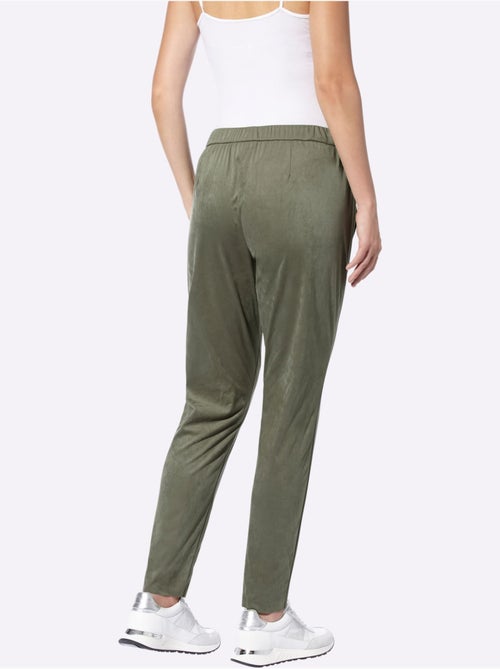 Pantalon jogpant toucher doux - taille standard - helline - Kiabi