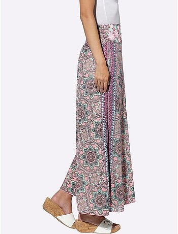 Pantalon Jolie Broderie à Fleurs - Taille Standard - helline