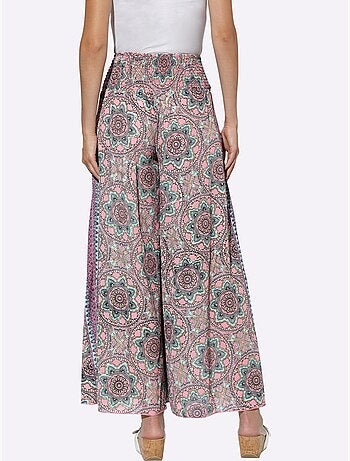 Pantalon Jolie Broderie à Fleurs - Taille Standard - helline