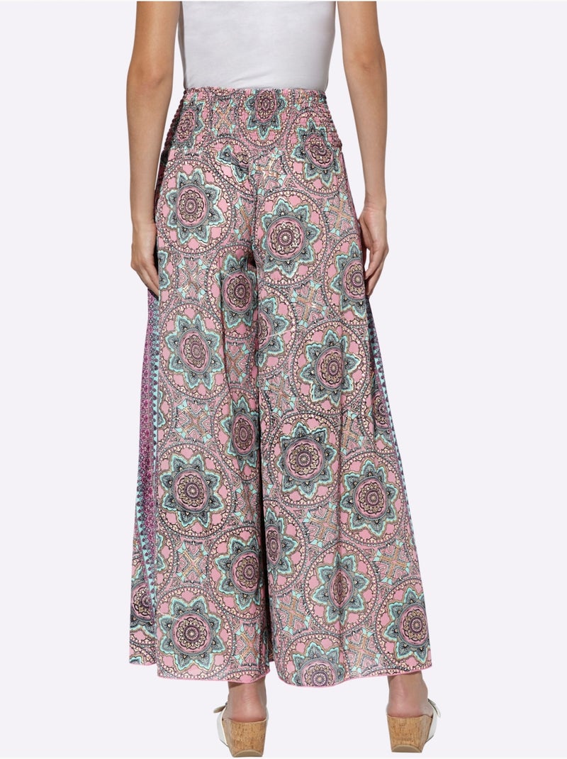 Pantalon Jolie Broderie à Fleurs - Taille Standard - Helline Bois de rose - Kiabi