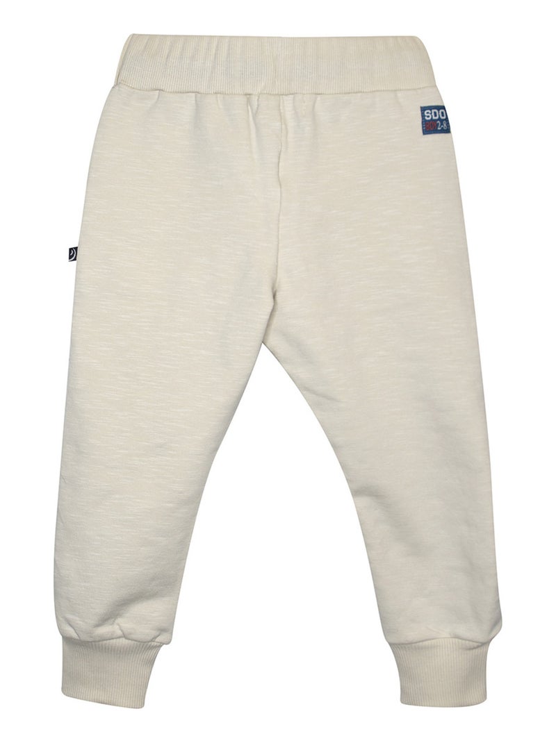 PANTALON JORIS MOLLETON ENFANT Beige - Kiabi