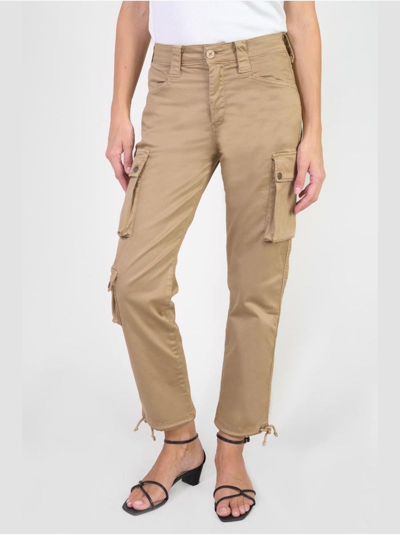 Pantalon jow cargo 'le temps des cerises' Beige - Kiabi