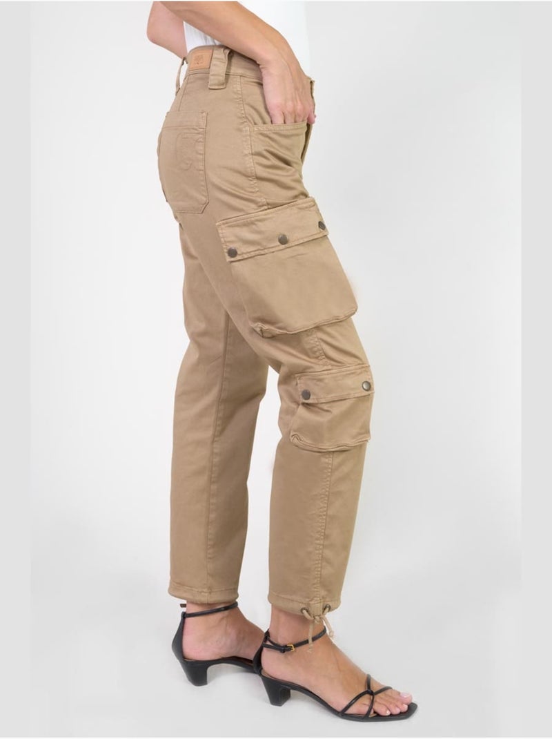 Pantalon jow cargo 'le temps des cerises' Beige - Kiabi