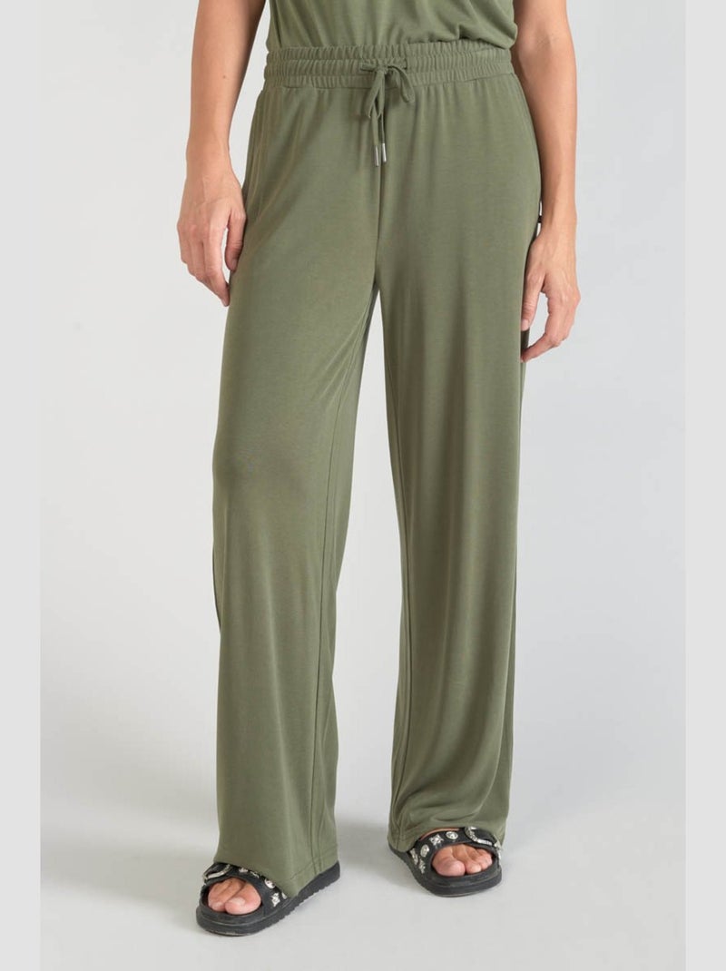 Pantalon JUDI droit 'Le Temps Des Cerises' Vert - Kiabi