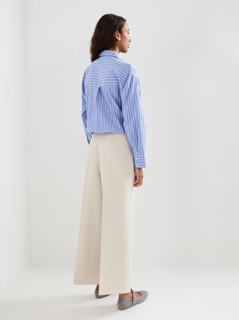Pantalon jupe-culotte, MO Fashion Beige - Kiabi
