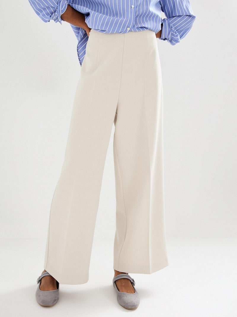 Pantalon jupe-culotte, MO Fashion Beige - Kiabi