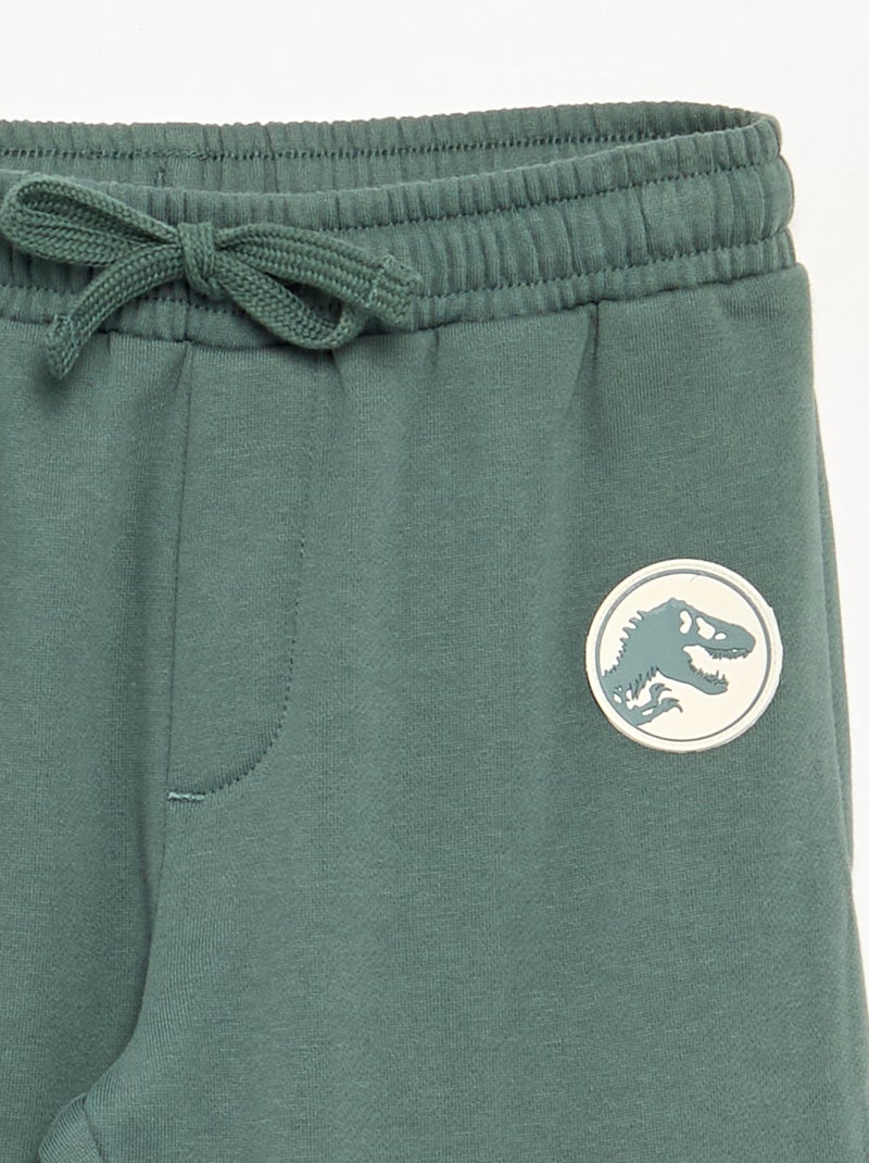 Pantalon 'Jurassic World' en polaire Vert - Kiabi