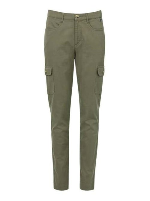 Pantalon kaki cargo Femme - Kiabi