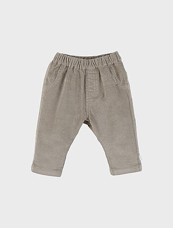 Pantalon kaki en velours côtelé Noukie's
