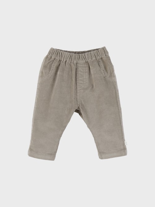 Pantalon kaki en velours côtelé Noukie's - Kiabi