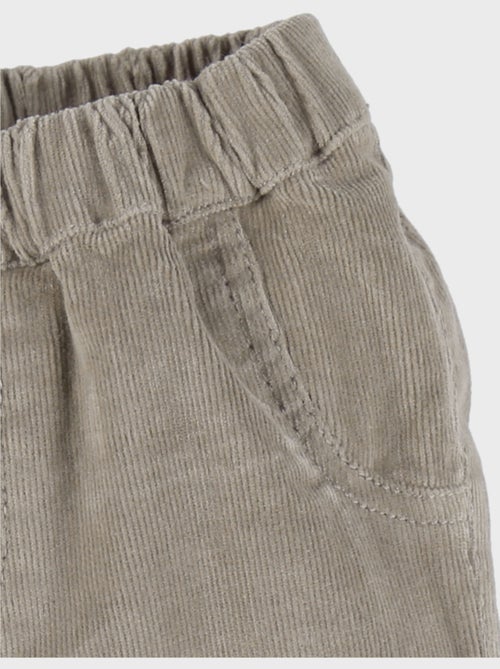 Pantalon kaki en velours côtelé Noukie's - Kiabi