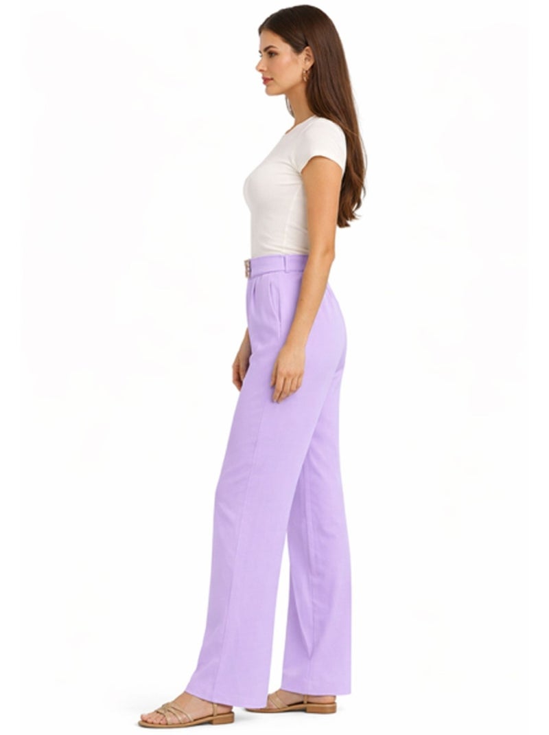Pantalon Kebello Violet - Kiabi