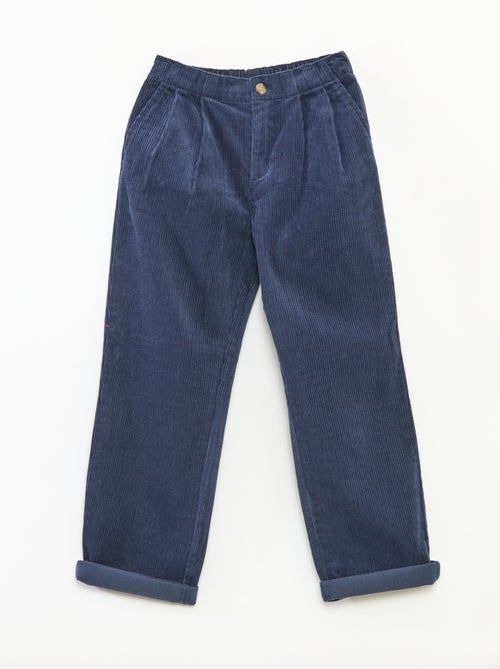 Pantalon 'Kiabi x Catherine Painvin' en velours de coton uni - Kiabi