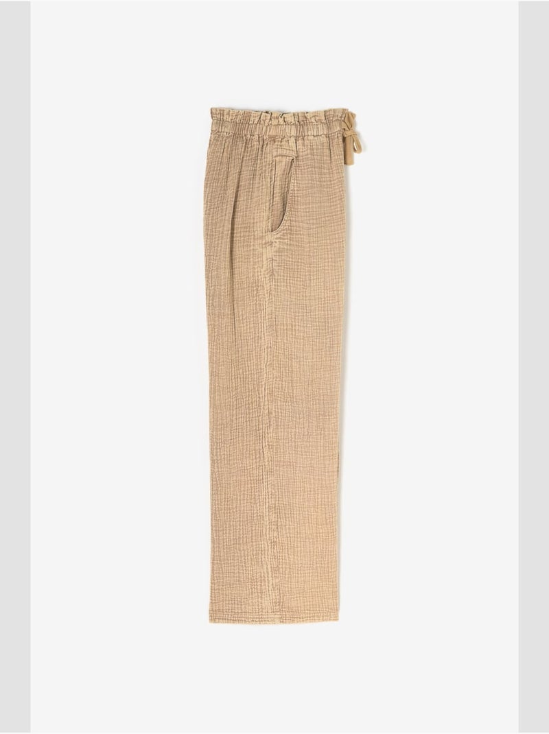 Pantalon KIGI loose, large 'Le Temps Des Cerises' Beige - Kiabi