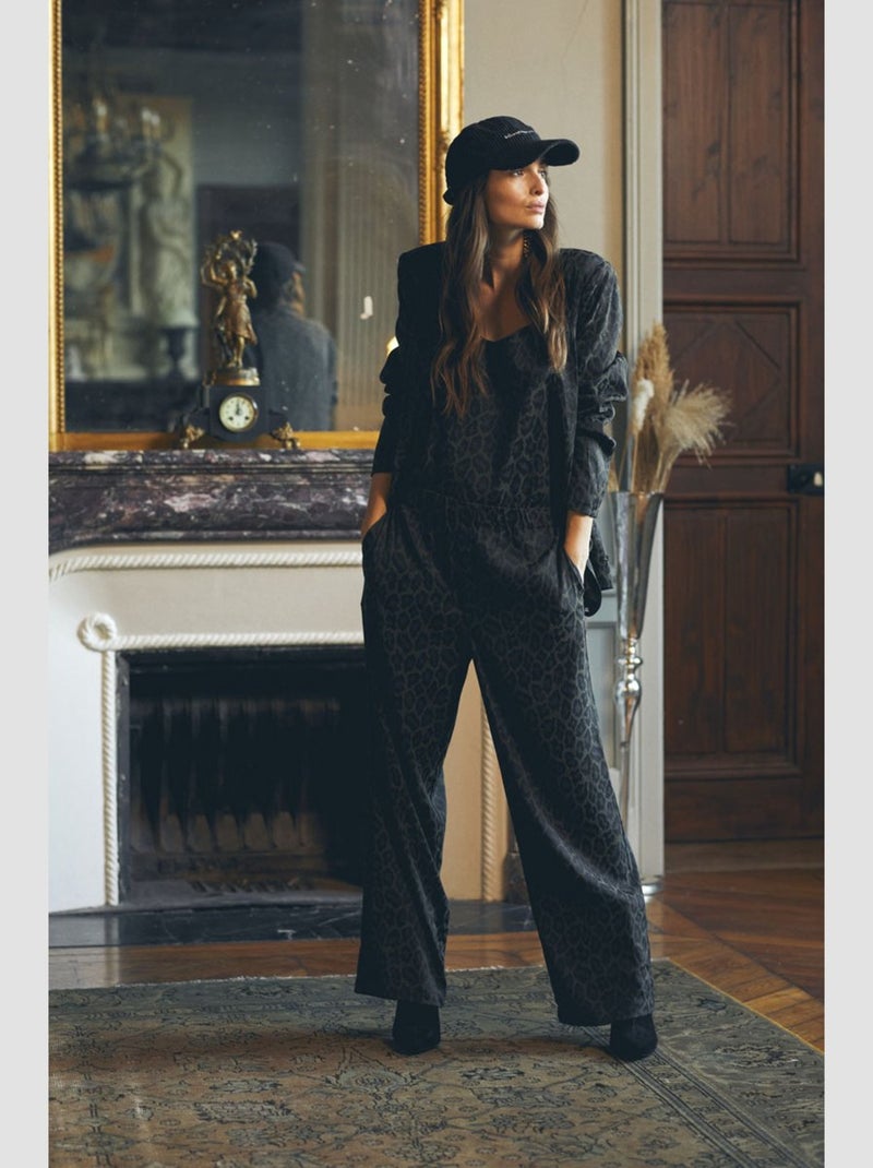 Pantalon KLOE droite 'Le Temps Des Cerises' Gris - Kiabi