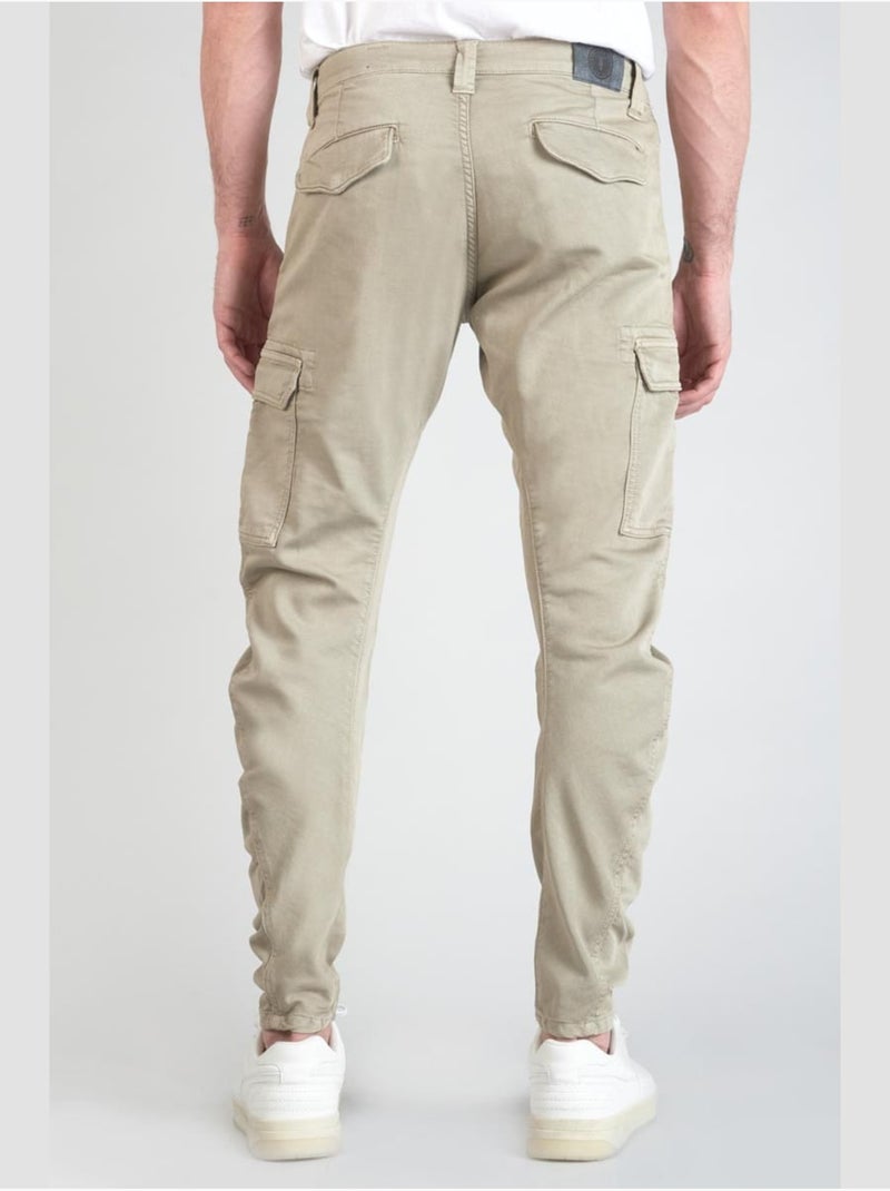 Pantalon KOGE carotte 'Le Temps Des Cerises' Beige - Kiabi