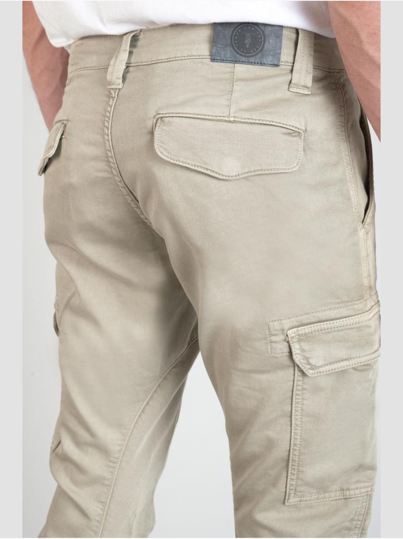 Pantalon KOGE carotte 'Le Temps Des Cerises' Beige - Kiabi
