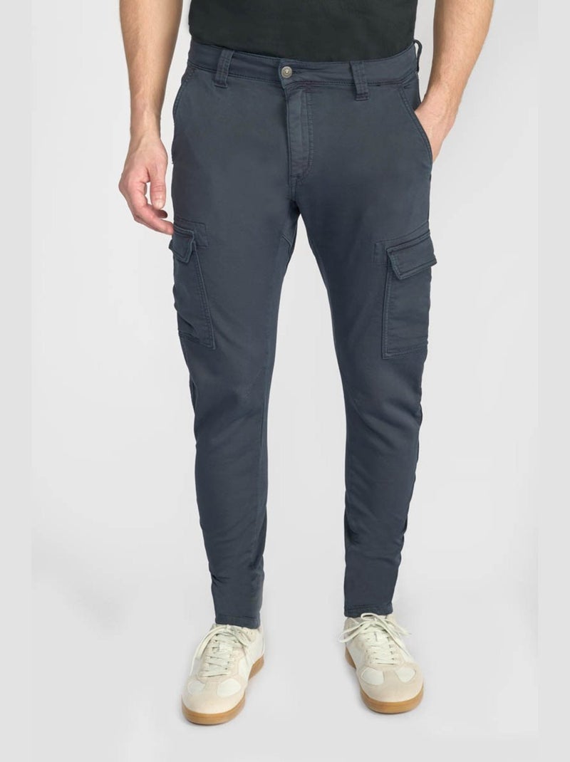 Pantalon KOGE carotte 'Le Temps Des Cerises' Bleu - Kiabi